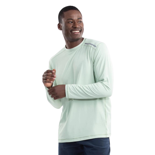 BloqUV Men's UPF 50+ Sun Protection Long Sleeve Active Jet Tee