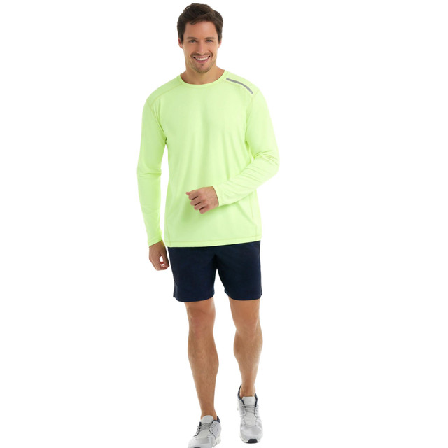 BloqUV Men's UPF 50+ Sun Protection Long Sleeve Jet Tee