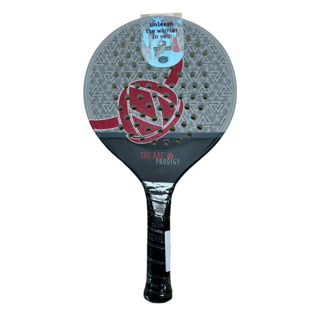 Previously Played-Viking Axe Prodigy Valknut Grey Platform Tennis Paddle