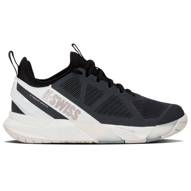 K-Swiss Women's K-Frame Speed Tennis Shoe (Moonless Night/Blanc de Blanc/Rose Gold)