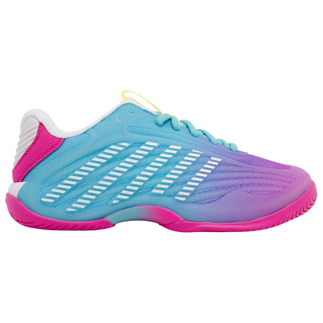 K-Swiss Women's Hypercourt Express 3 (Neon Pink/Blue Radiance/Safety Yellow)
