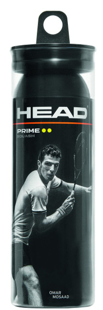 HEAD Prime Squash Balls, 3-Ball Tube