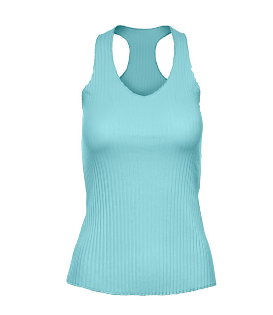 K-Swiss Women's  Pleated V-Neck Tank