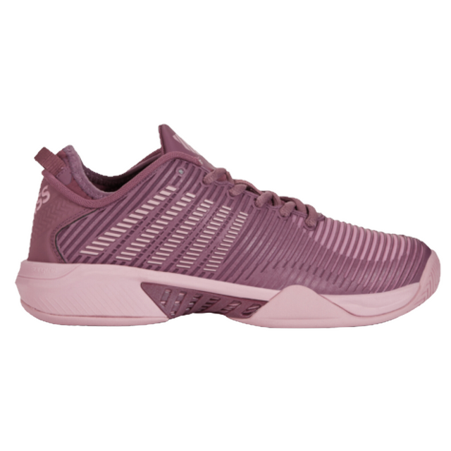 K-Swiss Women's Hypercourt Supreme Tennis Shoe (Grape Nectar/Cameo Pink)