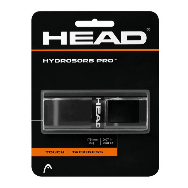 HEAD Hydrosorb Pro Tennis Replacement Grip (Black)