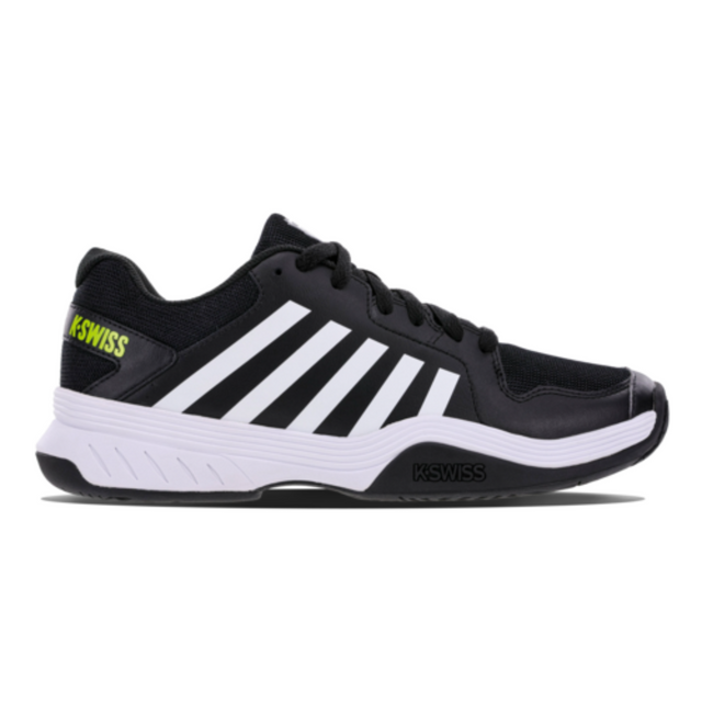 K-Swiss Men's Court Express Pickleball Shoe (Black/White/Evening Primrose)
