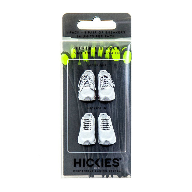 HICKIES 1.0 Original Unisex One Size Fits All Elastic No-Tie Shoelaces