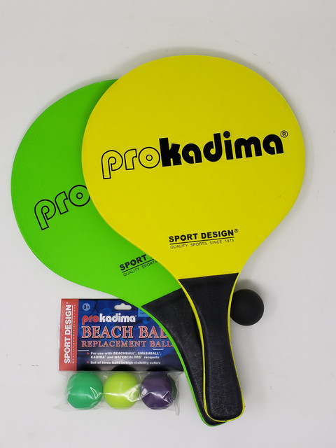 Pro Kadima Beach Paddle Bundle | 2 Paddles & 4 Balls