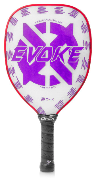 Onix Evoke Tear Drop Composite Pickleball Paddle (Purple)