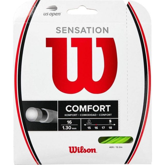 Wilson Sensation 16 Neon Green Tennis String