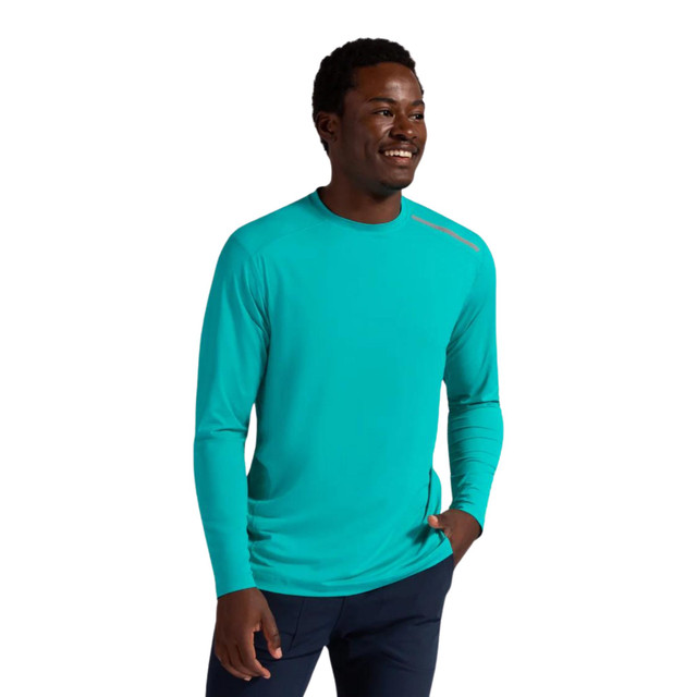 BloqUV Men's UPF 50+ Sun Protection Long Sleeve Active Jet Tee