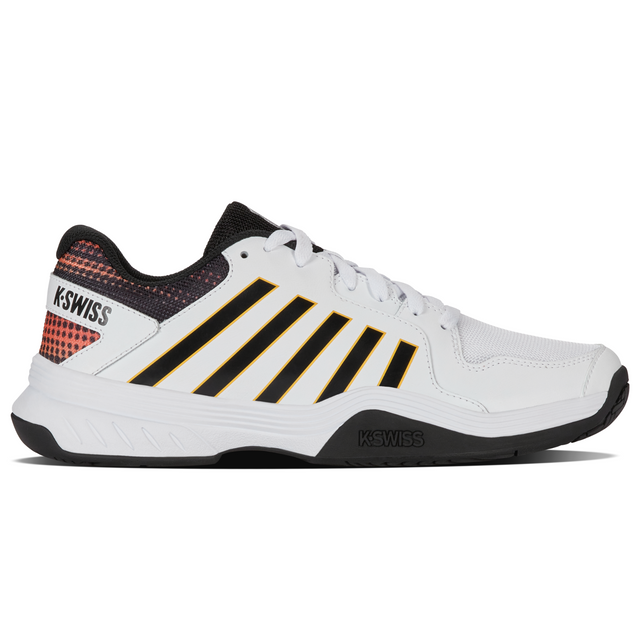 K-Swiss Men's Court Express Pickleball Shoe (White/Dubarry/Daffodil) 