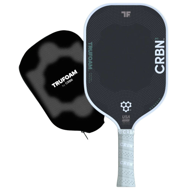 CRBN⁴ TruFoam Barrage Pickleball Paddle (Hybrid, AeroCurve
