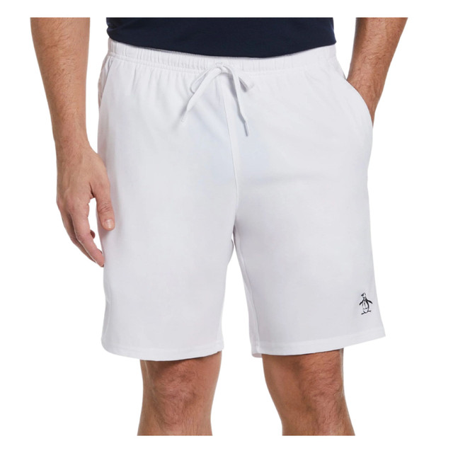 Penguin Men's Performance White 8" Tennis Short