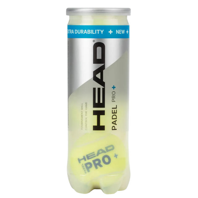 HEAD Pro+ Padel Balls (3 Ball Can)