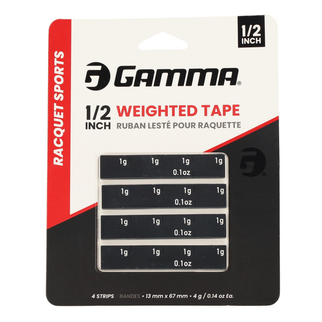 Gamma Weighted Tape (1/2", 4 Strips)