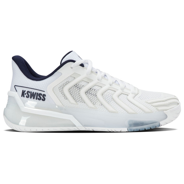 K-Swiss Men's Ultrashot 4 Tennis Shoe (White/Peacoat).