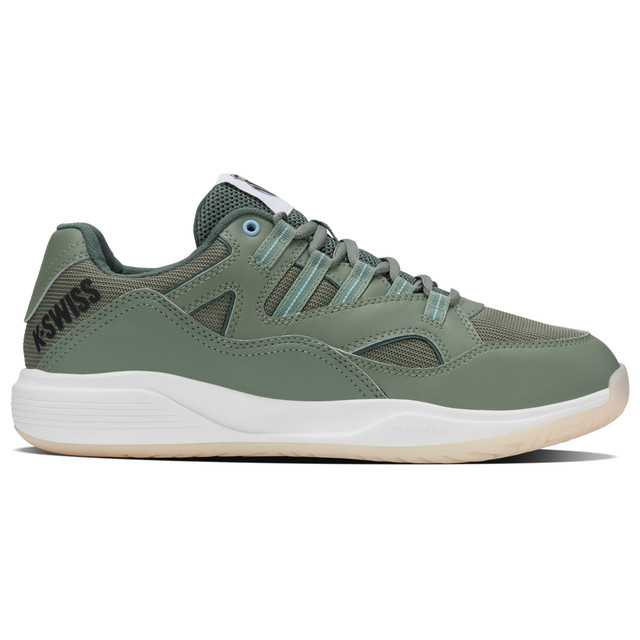 K-Swiss Men's Tura Team Pickleball Shoe (Sea Spray/Dark Forest/White)
