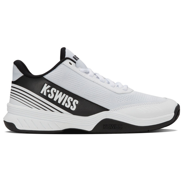 K-Swiss Men's Speedex 2 Tennis Shoe (White/Black/Soft Neon Green)