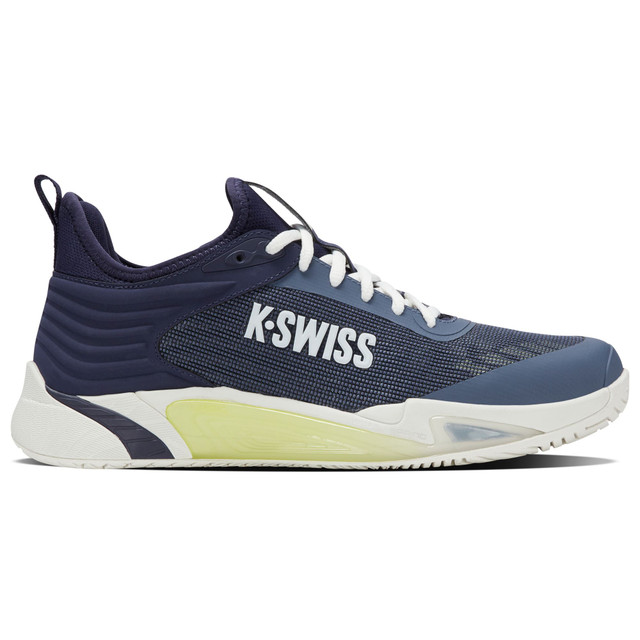 K-Swiss Men's Hypercourt Pinnacle Tennis Shoe. (Vintage Indigo/Naval Academy/Blanc de Blanc)
