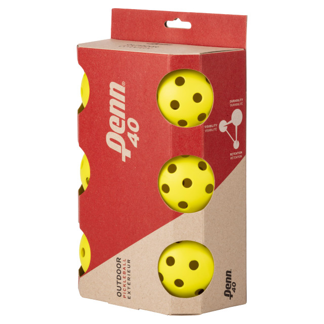 HEAD Championship 40 Pickleball Balls (6 Pack)