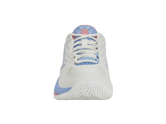 K-Swiss Women's Hypercourt Supreme 2 Tennis Shoe (Bright White/Open air/Estate Blue) 