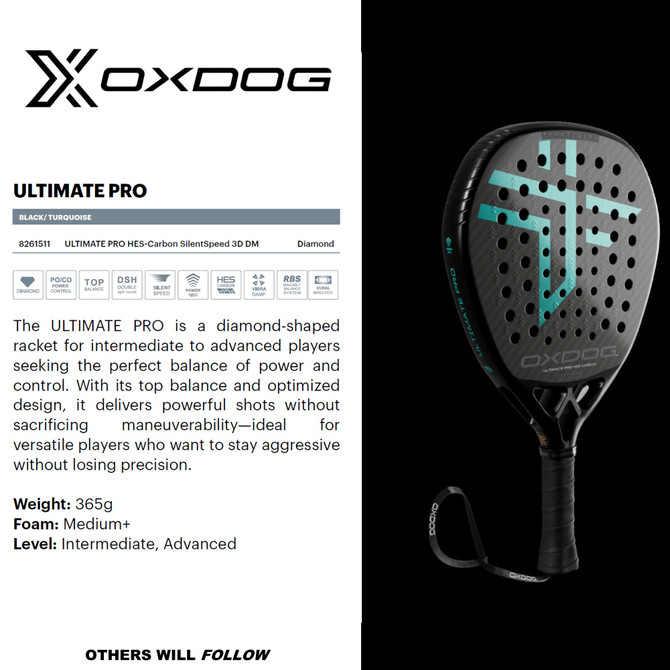 Oxdog ULTIMATE PRO Padel Racquet
