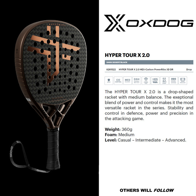 Oxdog HYPER TOUR X 2.0 Padel Racquet