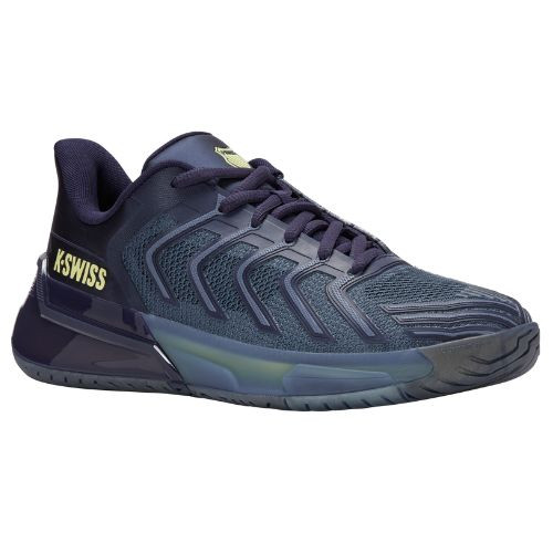 K-Swiss Men's Ultrashot 4 Tennis Shoe (Vintage Indigo/Naval Academy/Luminary Green)