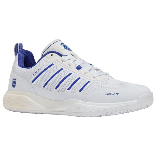K-Swiss Men's Ultra Court Pickleball Shoe (White/Dazzling Blue/Egret).