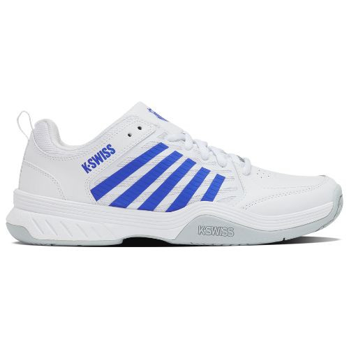 K-Swiss Men's Court Express 2 Tennis Shoe (White/Dazzling Blue).