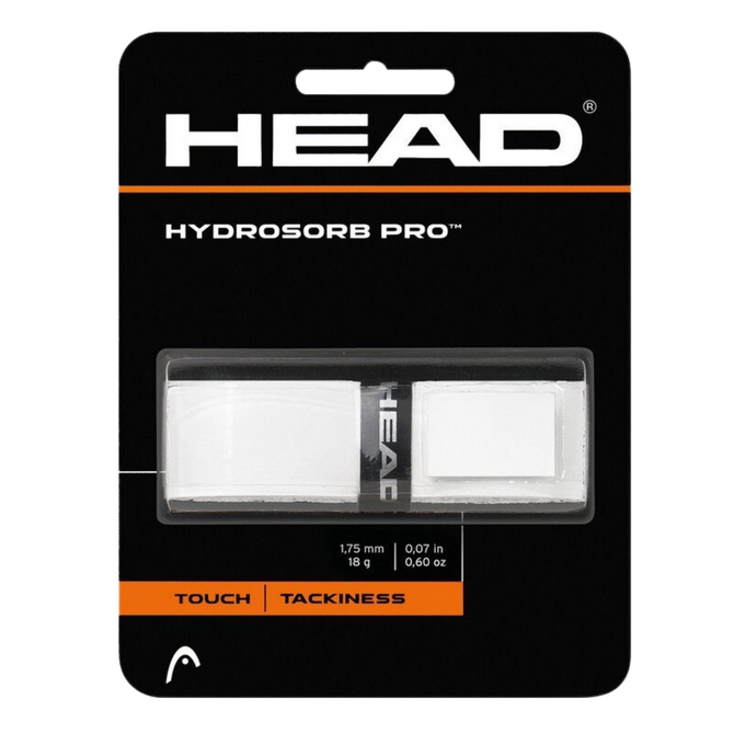 HEAD Hydrosorb Pro Tennis Replacement Grip (White)