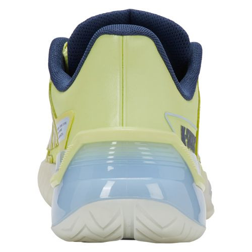 K-Swiss Women's Ultrashot 4 Tennis Shoe (Luminary Green/Blanc De Blanc/Ballad Blue)