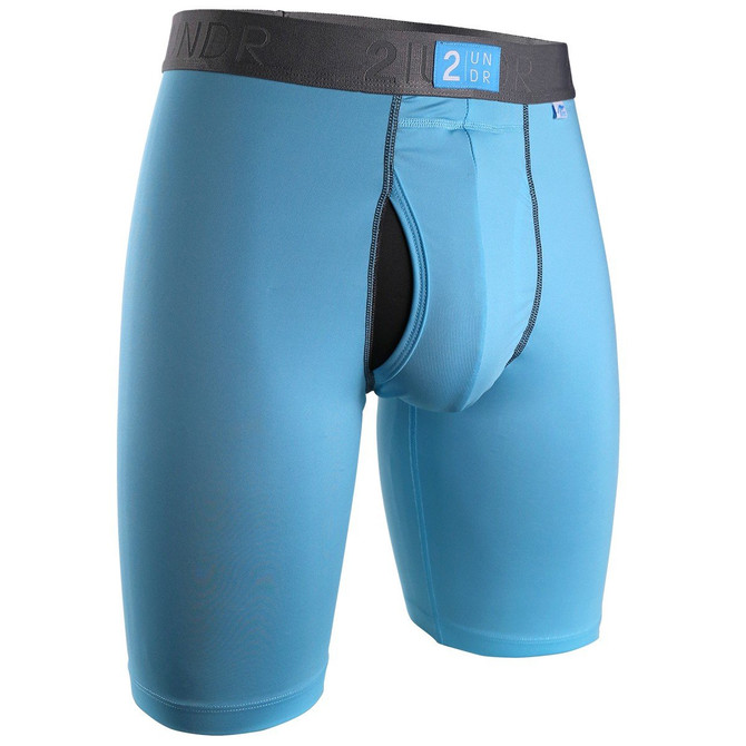 2UNDR Mens Power Shift 9" Boxer Long Leg  Underwear