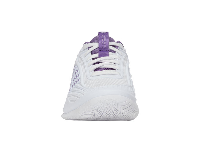 K-Swiss Women's Hypercourt Express 3 (White/Purple Haze/Lunar Rock) 