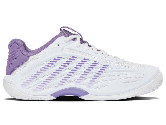 K-Swiss Women's Hypercourt Express 3 (White/Purple Haze/Lunar Rock)