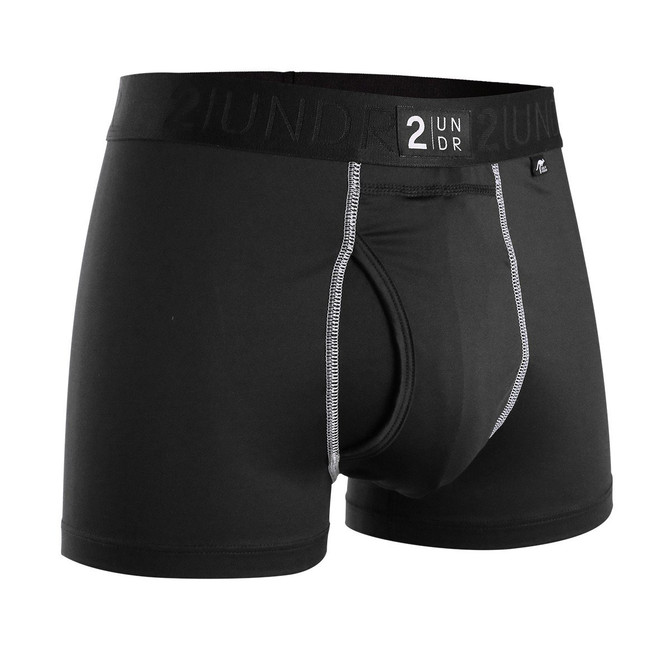 2UNDR Mens Power Shift 3" Boxer Trunk Underwear