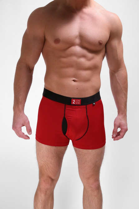 2UNDR Mens Power Shift 3" Boxer Trunk Underwear