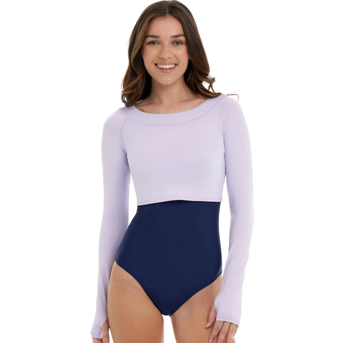 BloqUV Women's  UPF 50+ Sun Protection Active Crop Top