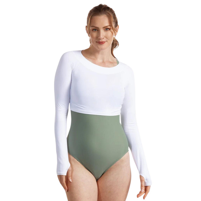 BloqUV Women's  UPF 50+ Sun Protection Active Crop Top