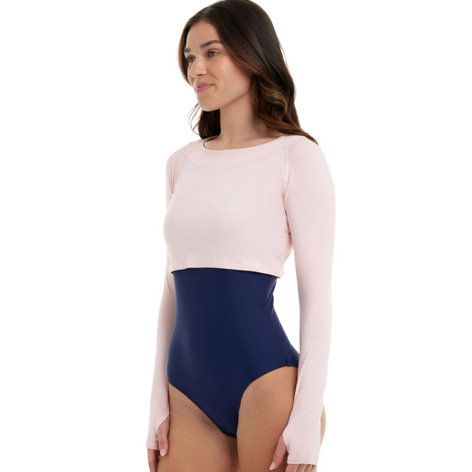 BloqUV Women's  UPF 50+ Sun Protection Active Crop Top