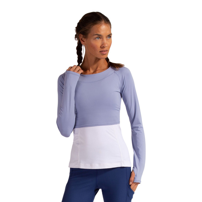 BloqUV Women's  UPF 50+ Sun Protection Active Crop Top