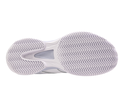 K-Swiss Women's Speedex Padel Shoe (White/Arctic Ice/Neon Pink)