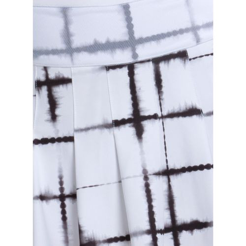 Lucky In Love Shibori Plaid Skirt 