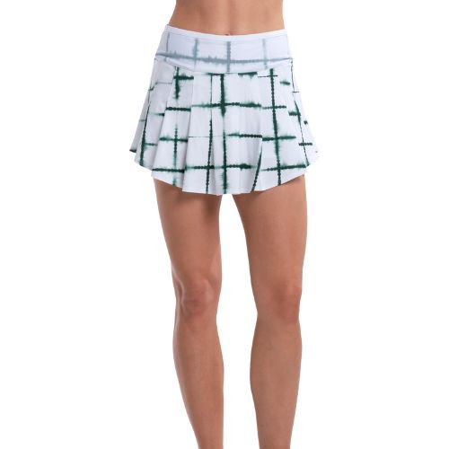 Lucky In Love Shibori Plaid Skirt 