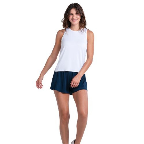 Lucky In Love Twist Back Rib Tank 