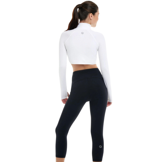 BloqUV Women's UPF 50+ Sun Protection Active Full Zip Crop Top Jacket