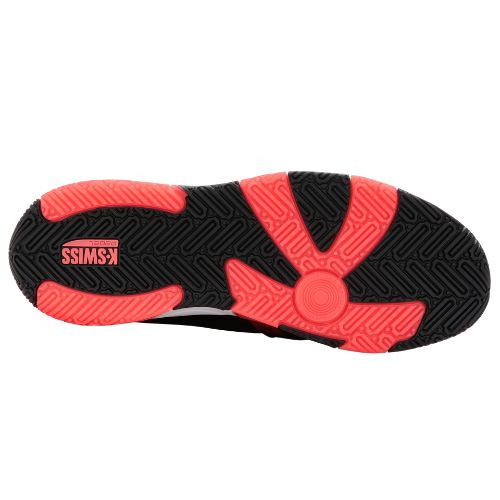 K-Swiss Men's K-Frame Padel Shoe (Black/Micro Chip/Neon Lava)