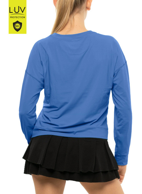 Lucky In Love Hype Long Sleeve Tennis Shirt.