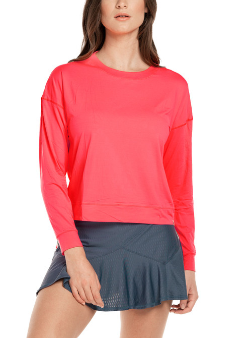 Lucky In Love Hype Long Sleeve Tennis Shirt